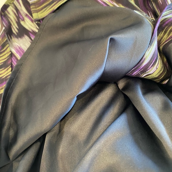 Gianni Bini button front dress with tie belt sz M - Picture 9 of 11